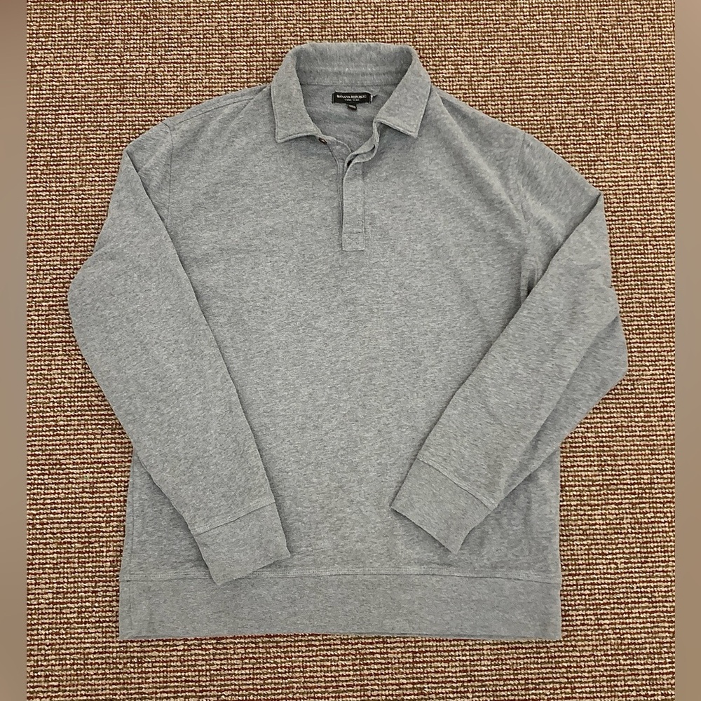 Men's XL Tall Heather Grey Banana Republic Core Temp Shirt